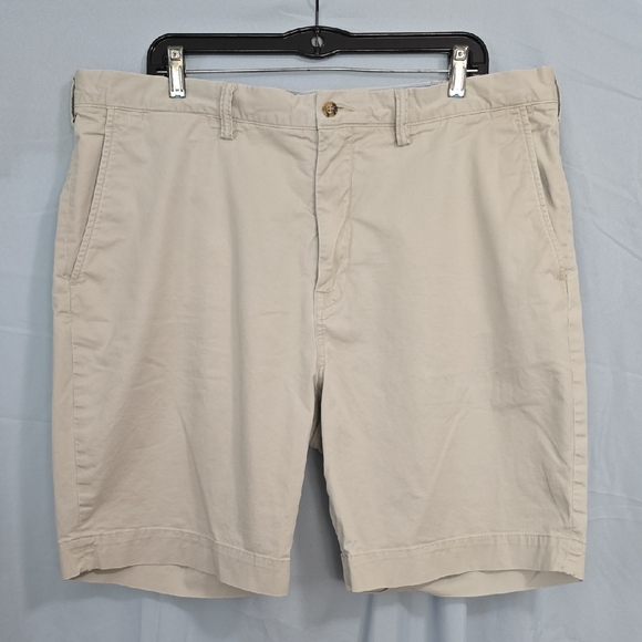 Polo Ralph Lauren Other - Polo by Ralph Lauren Mens Size 40 Beige Flat Front Shorts